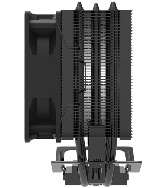 Кулер ZALMAN CNPS4X BLACK, 92мм FAN, 3 HEAT PIPES, 4-PIN PWM, 800-2000 RPM, 29DBA, HYDRO BEARING, LGA1700/1200/115x, AM5/AM4/AM3