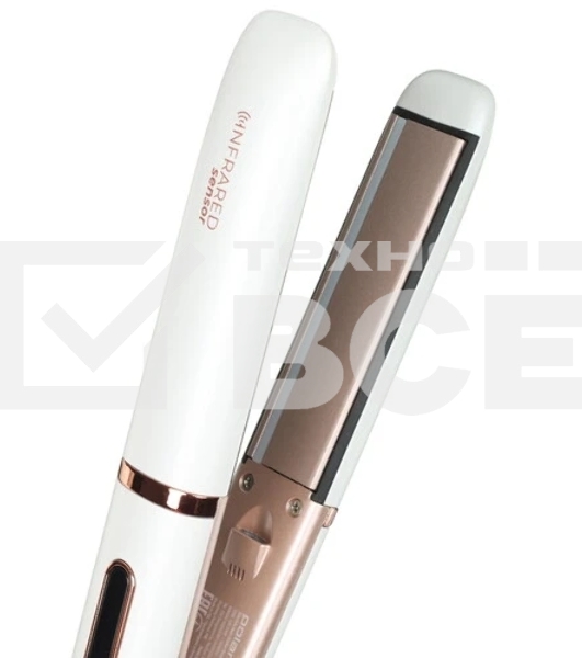 Выпрямитель для волос Polaris PHS 2022KT белый/розовое золото, 25 мм, 230 °C, 5 режимов