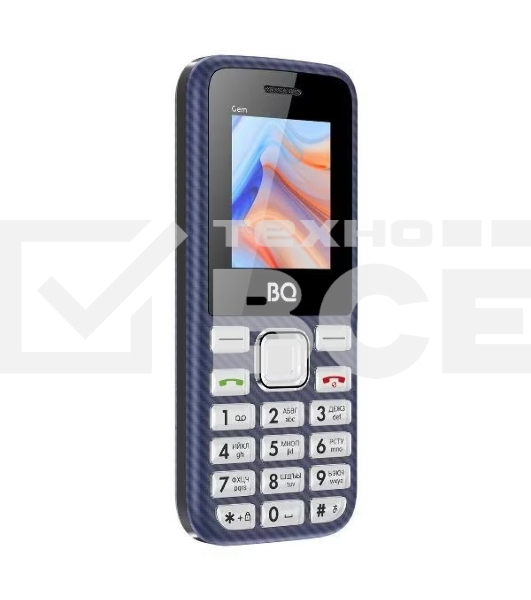 Мобильный телефон BQ 1860 Gem темно-синий (без СЗУ в комплекте)