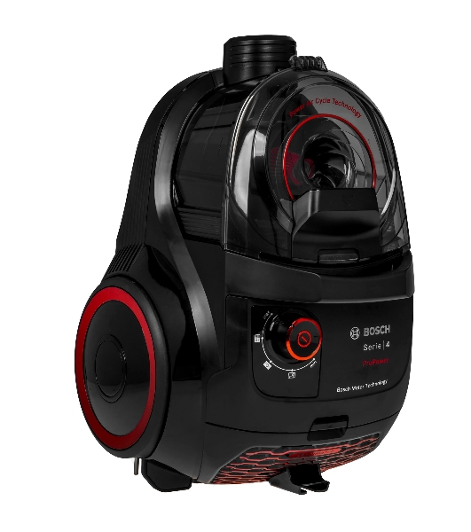 Пылесос Bosch BGS21POW2 черный, 700 Вт, уборка сухая, пылесборник контейнер 2 л