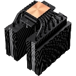 Кулер для процессора PCCooler RT720 TC BK (270W, 4-pin PWM, 157.5mm, Al/Cu, 7x6mm, 2x120mm, 73.32CFM, 34.9dBA, 2200RPM, S: 1851/1700/1200/115X, AM5/AM4, black), фото5