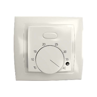 Терморегулятор RTC 70.26SL механический белый 16А совместим с рамками Legrand Valena