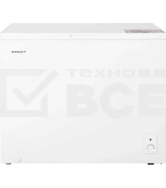 Морозильный ларь Kraft BD(W)-280RX, белый 260л