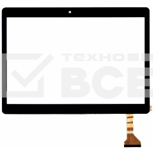 Сенсорное стекло (тачскрин) для Prestigio MultiPad Wize PMT3096 1069A4, черное