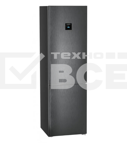 Холодильник Liebherr CNBDC 573I-22 001 черная нержавеющая сталь двухкамерный 266/94л морозилка снизу