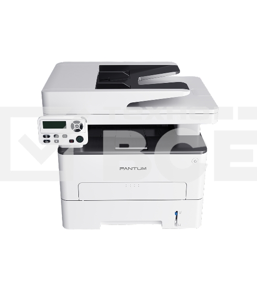 МФУ Pantum M7108DN, P/C/S, Mono laser, A4, 33 ppm, 1200x1200 dpi, 256 MB RAM, PCL/PS, Duplex, ADF50, paper tray 250 pages, USB, LAN, start. cartridge 6000 pages