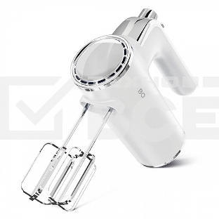 Миксер ручной BQ MX420 White, мощность 500 Ватт, 5 скоростных режимов, режим ТУРБО