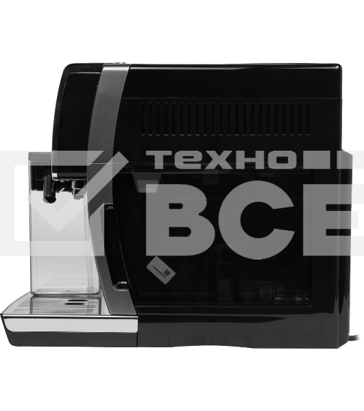 Кофемашина автоматическая DeLonghi Dinamica Plus ECAM380.95.TB черный/серый, исп. кофе - зерновой/молотый, 1.8 л, 1450 Вт, 15 Бар.