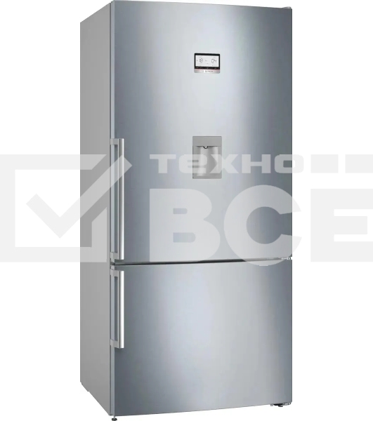 Холодильник Bosch KGD86AI31U нержавеющая сталь мат. 496/186л 2-хкамерный морозилка снизу