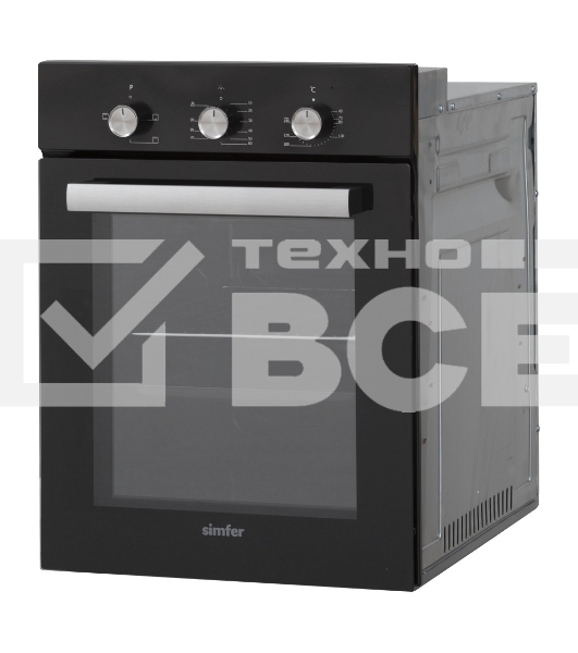 Электрический духовой шкаф Simfer B4EB14006 черный