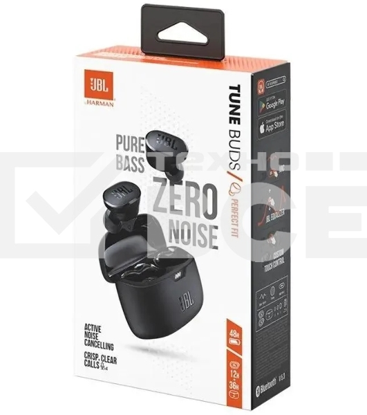 Наушники JBL JBLTBUDSBLK  черный