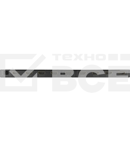 Сплиттер аудио-видео Premier 5-872-8V2 HDMI (f)/8xHDMI (f) черный