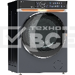 Стирально-сушильная машина HIBERG i-DDQ10 - 10714 Sd темно-серый загр. фронтальная макс.: 10,5 кг 1400 об/мин класс: А+++, фото4