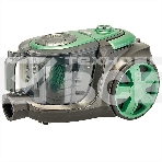 Пылесос Delta DL-0854 черный/зеленый, 300/2400 Вт, уборка сухая, пылесборник контейнер, 4 л, фото4