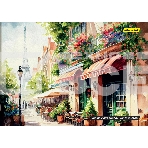 Альбом для рисования Silwerhof 20л. A4 Акварельные пейзажи 4диз. картон скрепка, фото5