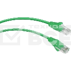 Неэкранированный патч-корд Cabeus, кат. 5е, неэкр., U/UTP, RJ45/RJ45, PVC, AWG24, 2м, зелёный, фото 1