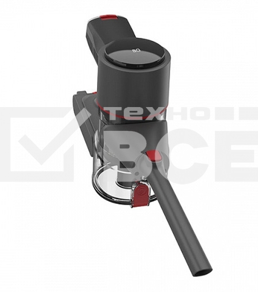 Пылесос вертикальный BQ VCA0103H серый, 2 в 1 вертикальный и компактный / технология циклон, эффективный сбор пыли и простота экплуатации / Quiet performance, низкий уровень шума / до 30 мин непрерывной работы / для эффективной уборки удобный индикатор за