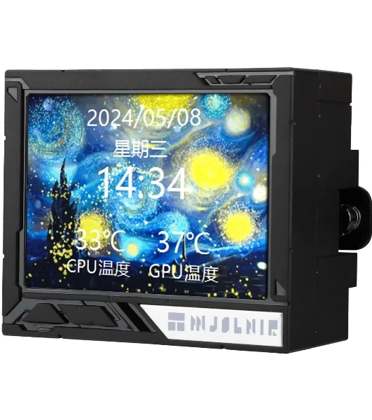 Система жидкостного охлаждения Thermalright Mjolnir Vision 360 ARGB Soc-AM5/AM4/1151/1200/2066/2011/1700 черный 4-pin 27dB Al LCD Ret (M-VISION-360-BL-ARGB)