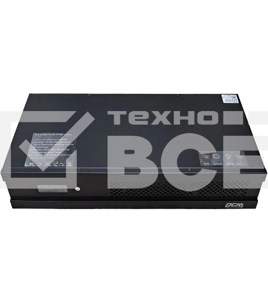 Источник бесперебойного питания Powercom Infinity INF-800AP RM (3U) 480Вт 800ВА черный