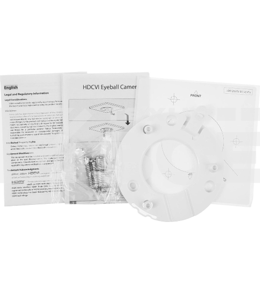Камера видеонаблюдения аналоговая Dahua DH-HAC-HDW1200CLQP-IL-A-0280B-S6 2.8-2.8мм HD-CVI HD-TVI цв. корп.:белый (DH-HAC-HDW1200CLQP-IL-A-0280B)