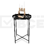 Столик журнальный SHEFFILTON SHT-CT8-1 металл черный муар (200184), фото3