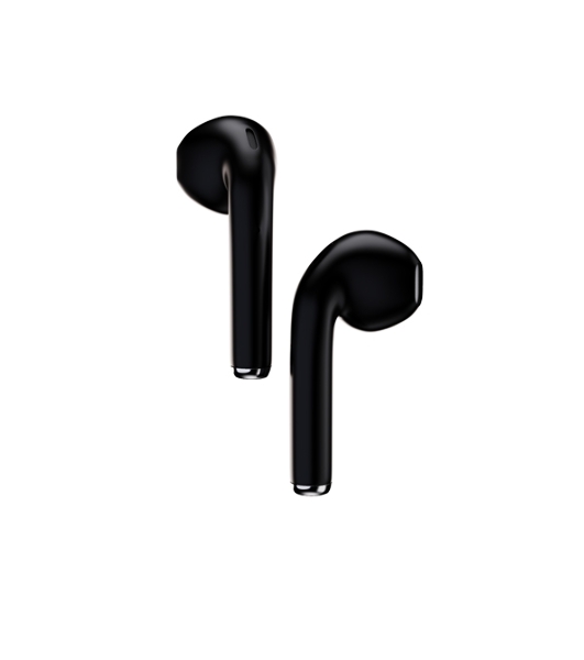 Наушники TWS Maxvi MHF-104BT черный, вкладыши, Bluetooth, сенсорное управление, до 4 ч