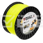 Леска для триммера Denzel зубчатый квадрат, 3,0мм х 113м, на DIN катушке FLEX CORD, фото 1