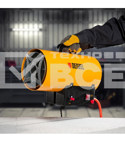 Газовая тепловая пушка Denzel GHG-15, 15 кВт, 500 м3/ч, пропан-бутан