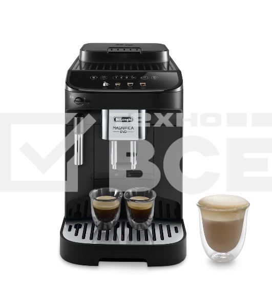 Кофемашина автоматическая DeLonghi ECAM290.22.B черный, исп. кофе - зерновой/молотый, 1.8 л, 1450 Вт, 15 Бар.