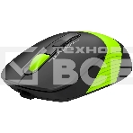 Мышь беспроводная A4Tech Fstyler FG10CS Air черный/зеленый, 2000 dpi, радиоканал, USB, кнопки - 4, фото10