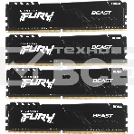 Оперативная память Kingston Fury Beast, DDR4, 64GB (4x16GB), 3600MHz, CL18, радиатор, чёрный, фото8