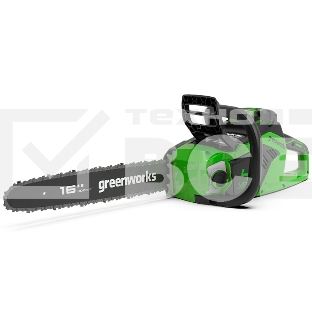 Цепная пила аккумуляторная GreenWorks GD40CS18, 40V, 40 см, бесщеточная,  1,8 КВТ, без АКБ и ЗУ
