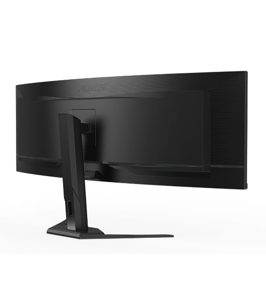 Монитор 49' Gigabyte AORUS CO49DQ-EK QD-OLED 5120x1440, 144 Гц, 0.03 мс, 32:9, 250 кд/м², 2xHDMI 2.1, DP 1.4, USB-C (18 Вт), 3.5 Jack, USB Hub (3x USB 3.2), динамики (2x5 Вт), HDR10, изогнутый экран (1800R), черный