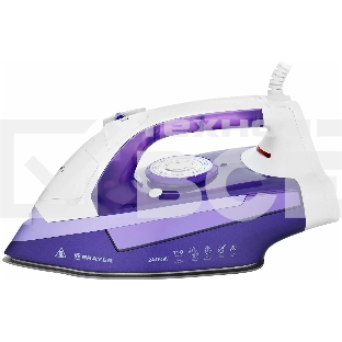 Паровой утюг BRAYER BR4004, 2400 Вт, 280 мл, 140 г/мин, керам.подошва, антикап, разбрызг, самоотчис