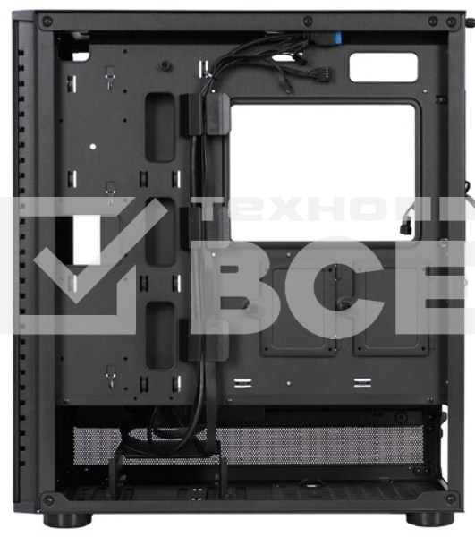 Компьютерный корпус  PCCooler IE200 BK, Tempered Glass Full Tower, черный, TG, SPCC, 1x120mm ARGB E-ATX, ATX, mATX, mITX 180/380/220mm 4x2.5