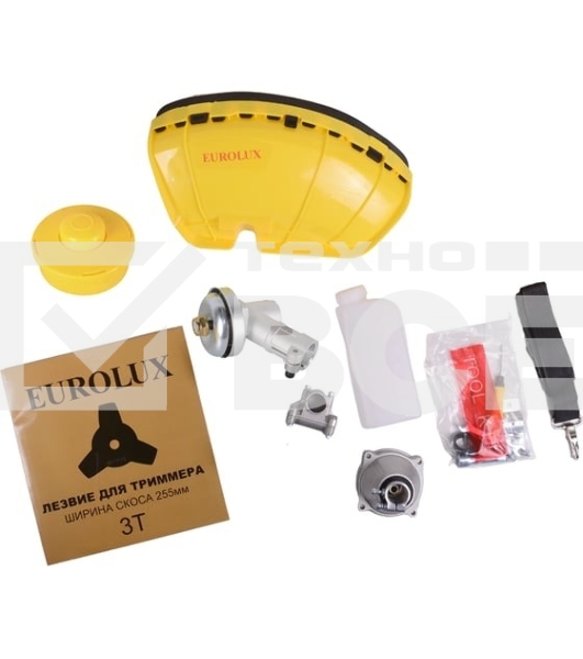 Бензиновый триммер EUROLUX TR-1900T 1900Вт 2-х тактный объем бака 51.7см3