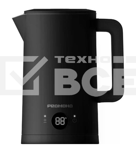 Чайник электрический Redmond KM-245, 1.7л, 2200Вт, черный