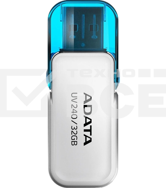 Флеш диск 32GB ADATA UV240, USB 2.0, Белый