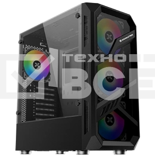 Компьютерный корпус Xigmatek Lamiya EN40016 ATX, USB 3.0x1+USB 2.0x2, Front & Left TG, 4PCS X24A Fan, Galaxy II Fan Control Box & Remote (748113)