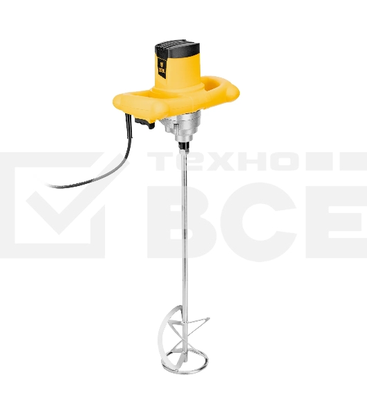 Миксер строительный Denzel EM-1-1200, 1200 Вт, 0-680 об/мин