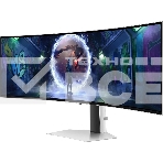 Монитор 49' Samsung Odyssey OLED G9 S49DG934SUXEN OLED 5120x1440, 240 Гц, 0.03 мс, 32:9, 250 кд/м², 2xHDMI 2.1, DP 1.4, 2xUSB-C, 3.5 Jack, HDR10+, FreeSync Premium Pro, изогнутый экран (1800R), серебристый, фото12