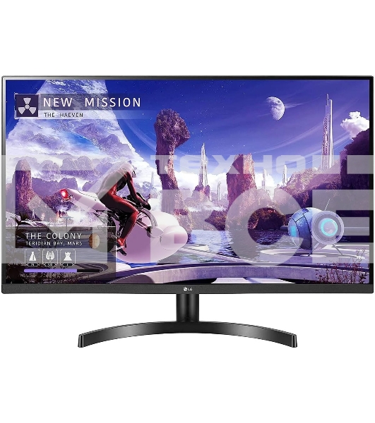 Монитор 27' LG 27QN600-B IPS 2560x1440, 75 Гц, 5 мс, 16:9, 350 кд/м2, 2xHDMI, 1хDP, черный