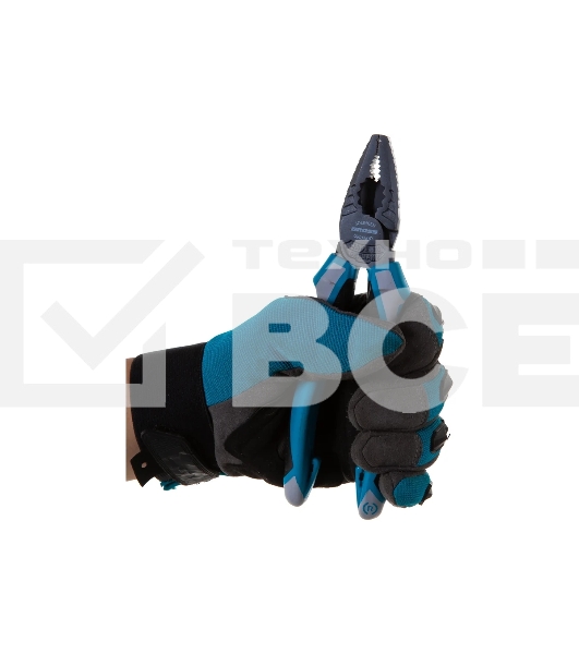 Плоскогубцы Gross 16973 комбинированные, 180 мм, трехкомпонентные рукоятки