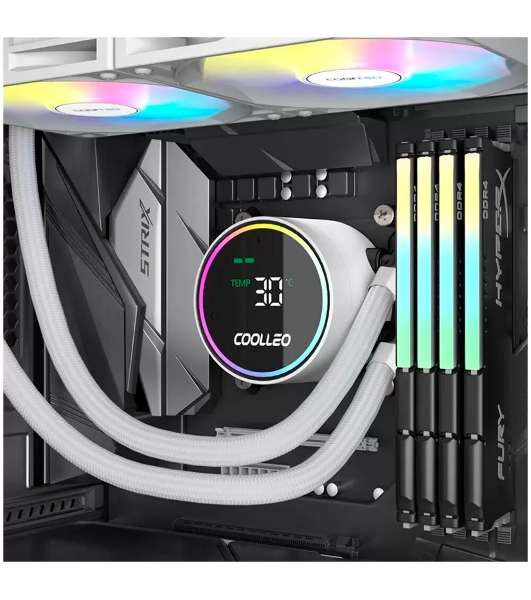 Система жидкостного охлаждения Coolleo ICE Fairy DIG 240 LITE WH (DIG-240-LITE-WH)