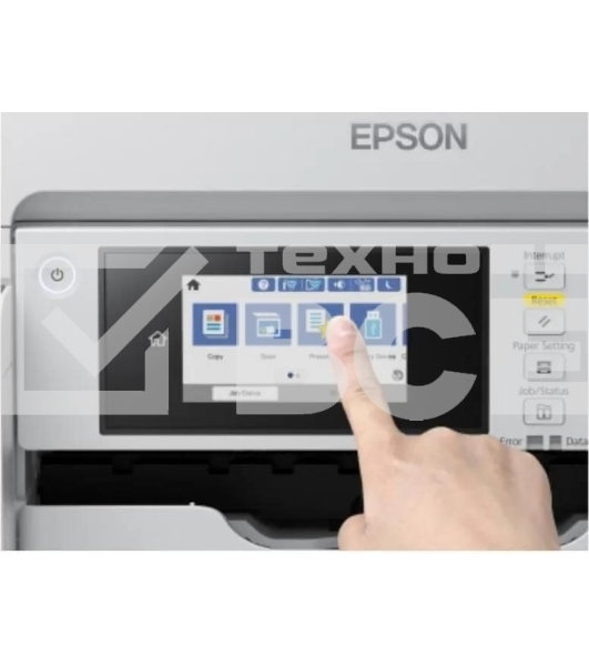 МФУ струйное EPSON M15180 (C11CJ41408), A3+, ч/б, печ. до 25 стр/мин., скан. до 26 стр/мин., 4800 x 1200 dpi (печать) 1200x1200dpi, USB, RJ-45, Wi-Fi, Air Print