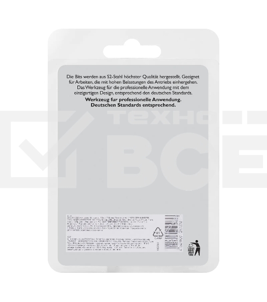 Бита PH2х50 мм, сталь S2, кругл., 10 шт. Gross