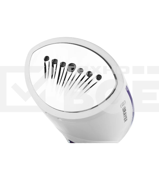Отпариватель Brayer BR4120 белый/фиолетовый, 1400 Вт, 25 г/мин, 220 мл