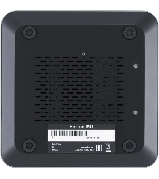 Неттоп IRU Tactio 515 i5 12450H (2) 16Gb SSD512Gb Iris Xe Windows 11 Pro 64 2xGbitEth WiFi BT 100W серый (RUS) (2195518)