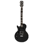 Электрогитара STAGG SEL-HB90 LH BLK 6-ти струнная, леворукая, корпус массив красного дерева, гриф красное дерево, накладка палисандр, 22 лада, звукосниматели 1х P90, 1х хамбакер, регуляторы 1x громкости, 1x тона, 3-х поз. переключатель, цвет черный, фото 1