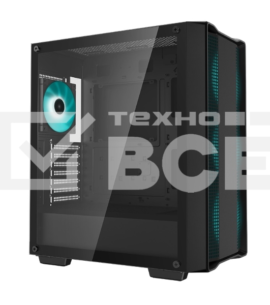 Компьютерный корпус Deepcool CC560 V2 черный без БП ATX 4x120mm 1xUSB2.0 1xUSB3.0 audio bott PSU